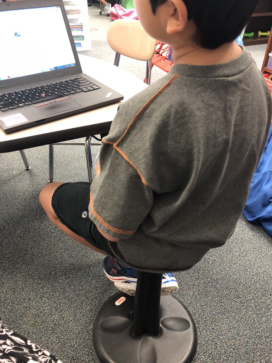 kellycotter_'s tweet photo. Flexible seating and ULS! @WCPSS_SES @n2yinc #uniquelearningsystem #uls #flexibleseating #reading #autism #specialeducation #wobblestool https://t.co/a9Tu8kRtaI