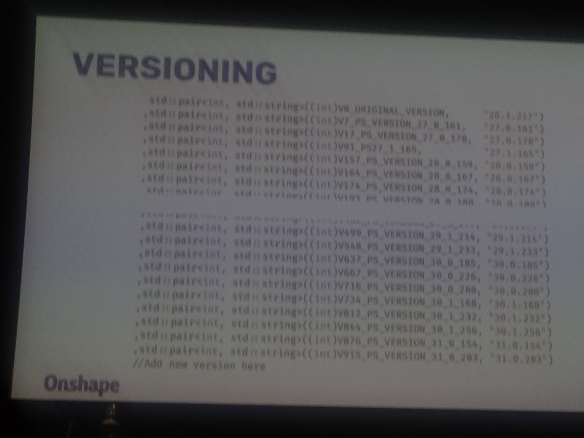 allanbehrens's tweet image. @paul_chastell @Onshape speaking on effective code control and management...humour &amp;amp; coding. Good mix :-) #InnovationComponentsConference