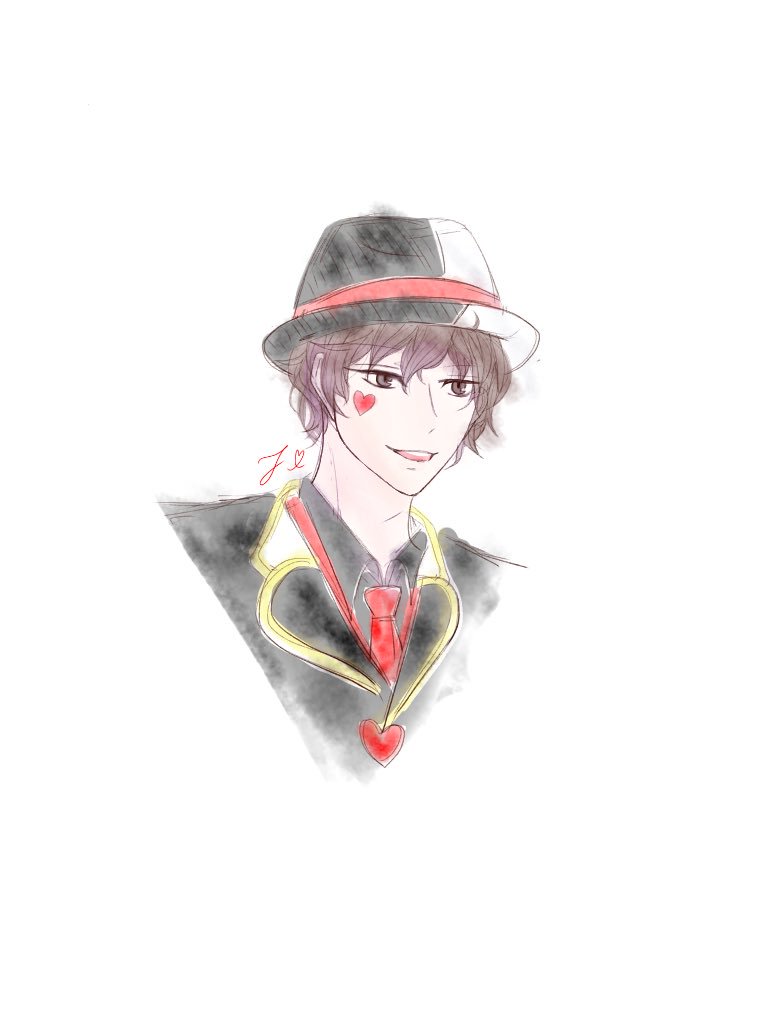 手グセでジャックハート ぺこのイラスト