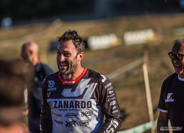 Happy face at the end of the french <a href="/enduro_gp/">EnduroGP</a>  first day for <a href="/alexsalvini9/">Alex Salvini</a>