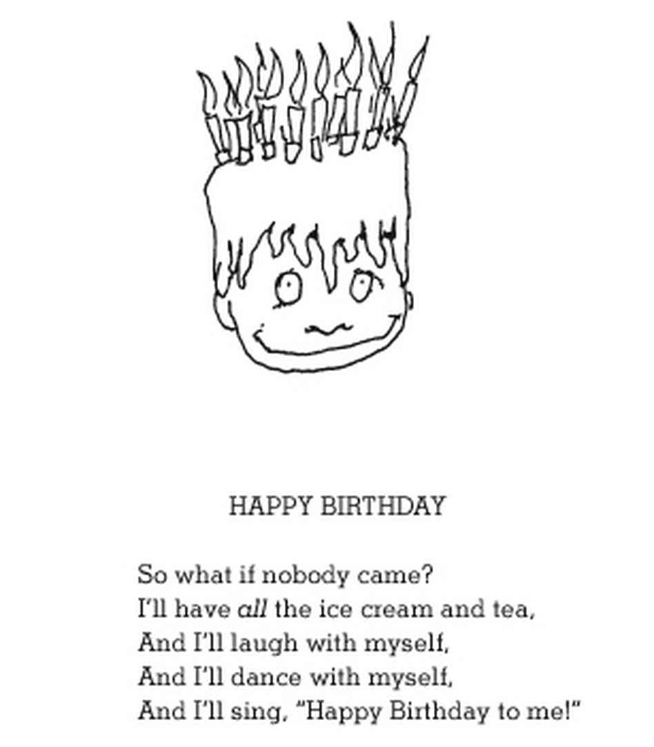 Also happy birthday to the late great Shel Silverstein!    
