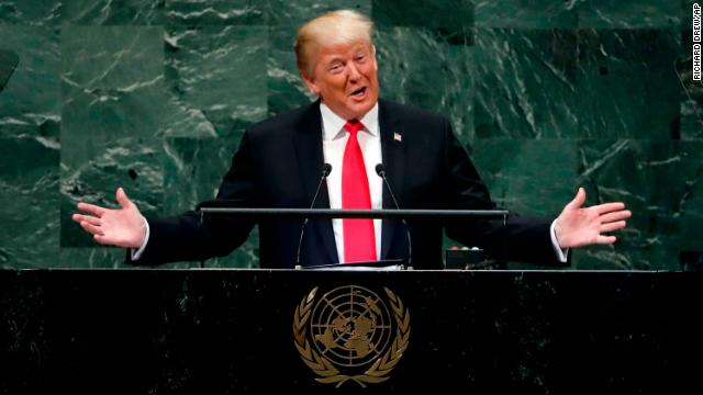 President Trump draws audible laughs during his UN speech with boast that his administration has achieved more than almost any "in the history of our country." Follow live updates:  cnn.it/2Q3hb20