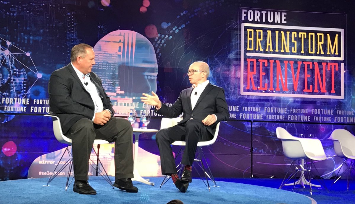 UTC's tweet photo. The only way to be successful is to innovate every day. Push the curve. It’s ok to fail, to take a chance, as long as it’s thoughtfully - CEO Greg Hayes #BrainstormReinvent @alansmurray @FortuneMagazine https://t.co/hciL0QEbI3