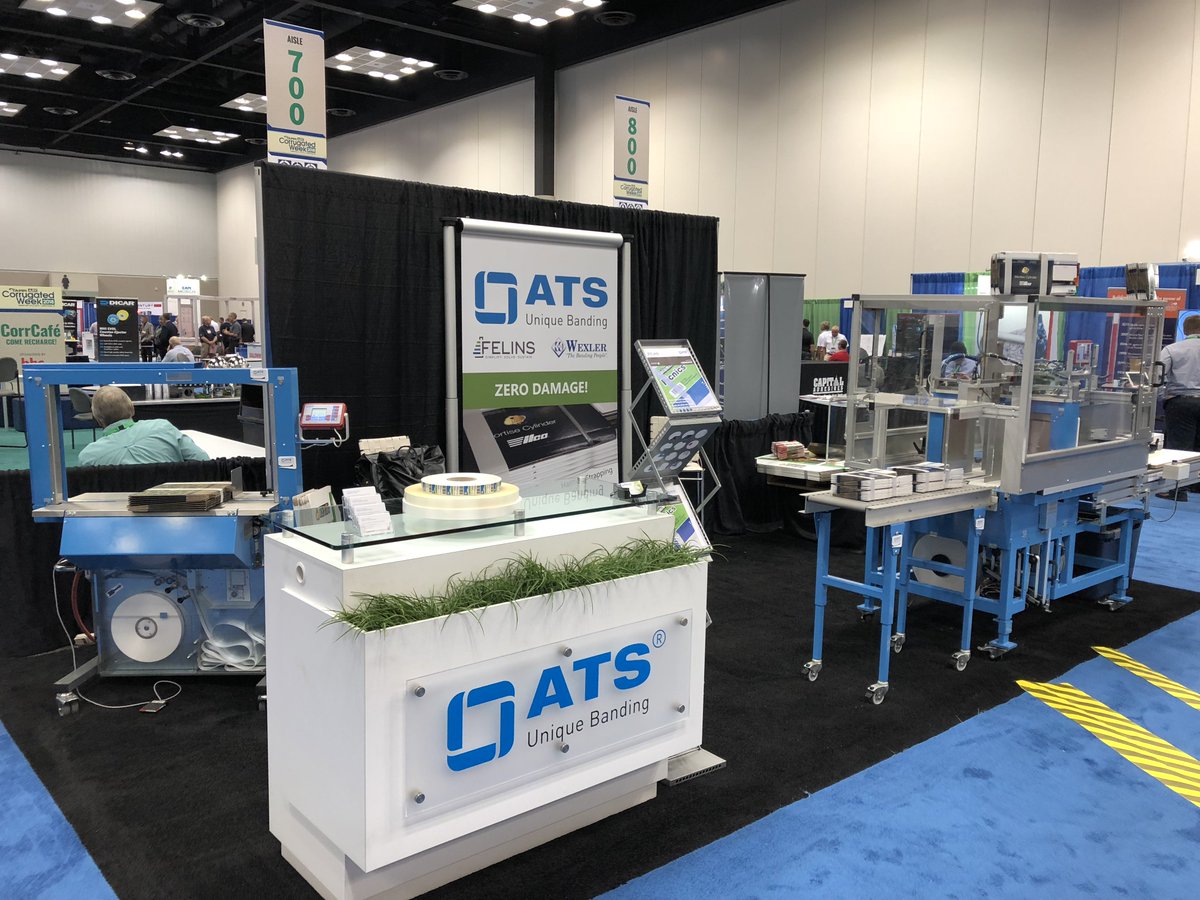 FelinsUSAInc's tweet photo. #CorrugatedWeek has begun! Be sure to stop by booth 635 to learn how banding can enhance your operations! https://t.co/DjxuAHMJ56