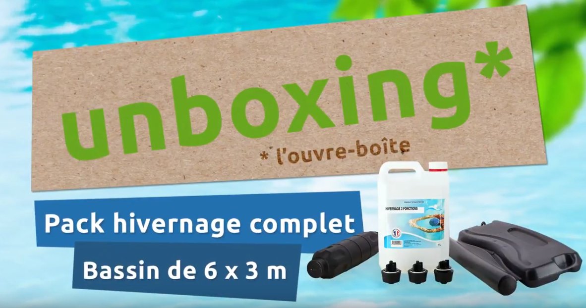 Les packs hivernage piscine intègrent trois types de produits qui permettent de protéger les canalisations et les parois de votre piscine contre le gel. Découvrez notre pack en vidéo #Unboxing : youtu.be/qh-jZ0iL0tY