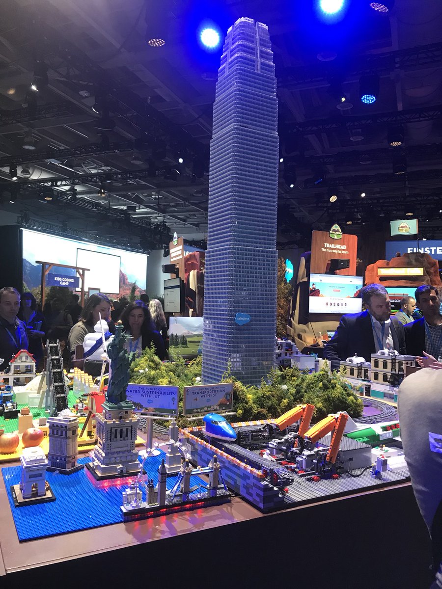 adam17amo's tweet image. Pretty sweet IoT LEGO City at #DF18!