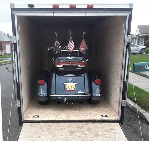 HechtTrailers's tweet image. We love when our customers submit pictures of them enjoying their new trailers!

Pictured is a 6x12 Pace Trailer with his Trike fitting in just perfectly! 

Congratulations on your purchase!