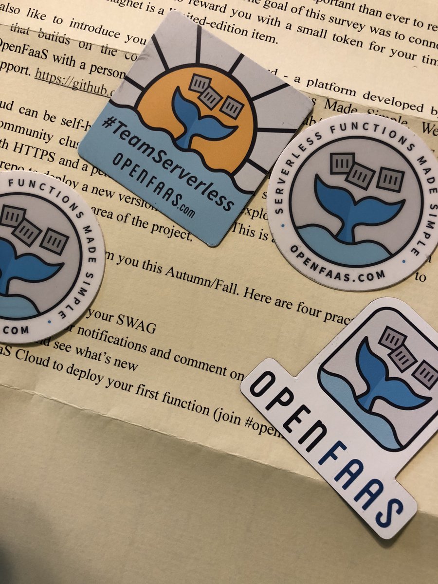 allendjal's tweet image. It&apos;s @openfaas Tuesday! #teamserverless

cc: @alexellisuk