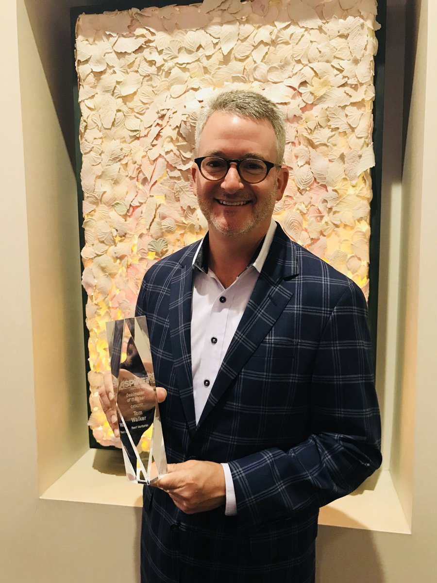 SavvyCxO's tweet photo. Congrats @Rev1Ventures and Tom Walker on winning Dealmaker Catalyst award at #AspireCOL https://t.co/mrBWObSJps