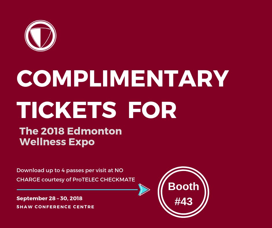 CHECKMATEAPP1's tweet image. We are giving away complimentary tickets to the Health and Wellness Expo! Get yours here &amp;gt;&amp;gt; bit.ly/2O9sAQG #Personalsafety #seniorsafety @WellnessExpoCda