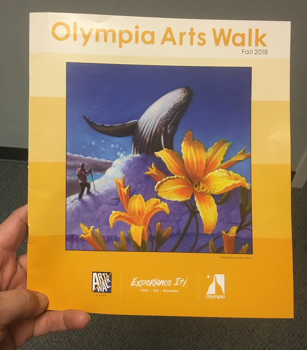 OlyPARD's tweet photo. Don't let the 🌞fool you, 🍂 ArtsWalk is coming! Get your event map at @GalleryBoom, @hottoddystyle, @PopinjayOlympia, @archibaldolypdx, #OctapasCafe, @RadianceHerbs or one of the 70+ venues around town!  
Or check out the new interactive online map at https://t.co/DqVQYlkiD7! https://t.co/ramsIKbMkA