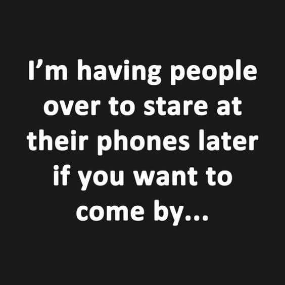 maureen_ward's tweet photo. I love this one.....as it is me (sometimes), but sadly sums up a lot of social event I go to where people are preoccupied by their phones & not being social. Is this you? #LouthChat #paycheckplus https://t.co/R3mulr6crS