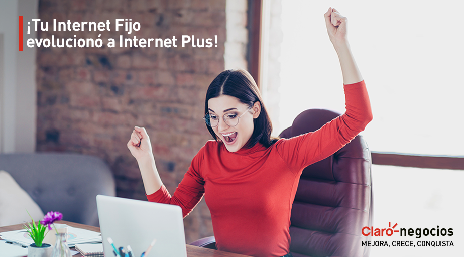 ClaroNegocios's tweet image. ¡Renueva el internet de tu empresa! Te presentamos Internet Plus, que te trae descargas ilimitadas, Wi-Fi incluido y la posibilidad de escoger uno de nuestros servicios Claro Cloud para que sigas creciendo. Descubre más aquí: cl4.ro/internetplustw #InternetPlus #ClaroNegocios