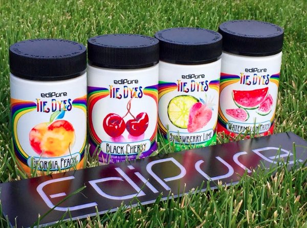 Edipure_Edibles's tweet photo. Our Tie Dyes have a new look! Keep an eye out for our new bottles; they're available at dispensaries all over Colorado! Find the closest spot near you using the map on our site - https://t.co/JV9cjN8okb

#edipure #tiedyes #peach #strawberrylime #blackcherry #watermelon #livepure https://t.co/TOvPdV7T6D