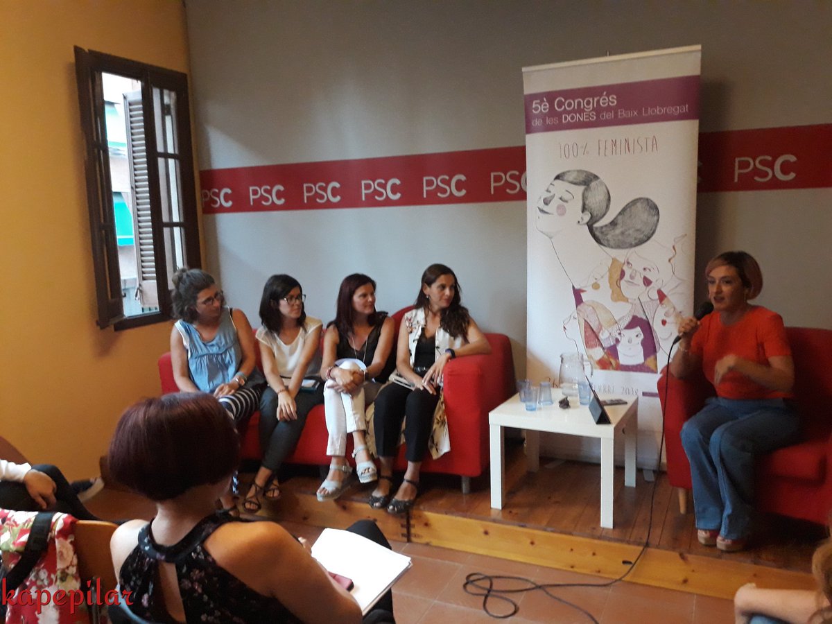 kapepilar's tweet photo. Ara amb @mariamirandacu @giselfust #evamartinez #mariamas #mariajoseginer #5congresdonesbaixllobregat @socialistes_cat @_donesPSC @donesllobregat @donesenxarxa https://t.co/HQbe7cRuYW