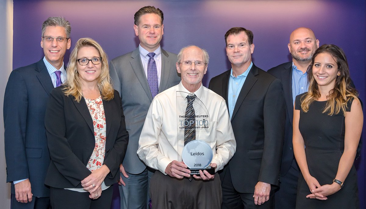 LeidosInc's tweet photo. It's official 🏆
Last week, we were presented with an official award for our inclusion on the @thomsonreuters Top 100 Global Tech Leaders #TRTech100 list.
More on the Top 100: https://t.co/XljWJKwnOZ https://t.co/sIZIKG4Pbw