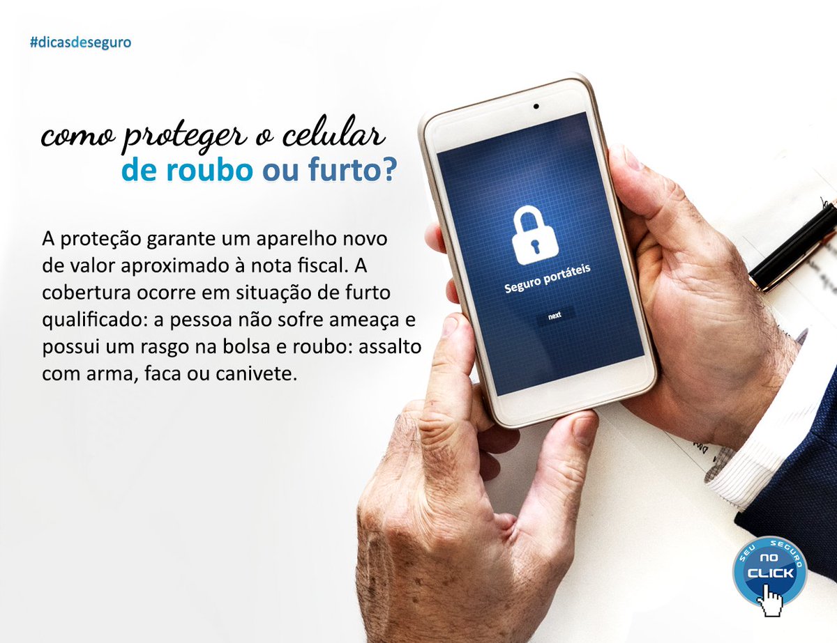 11Ponto11's tweet image. Não fique sem celular! 😎📲 Em caso de furto ou roubo você ganha um telefone novo! Saiba mais, Cote GRÁTIS: seuseguronoclick.com.br/seguros/eletro…

#roubodecelular #furtodecelular #seguroparacelular #celularprotegido #segurosmartphone