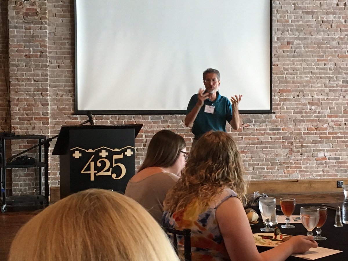 RandyBerger's tweet photo. Hearing from @arcline today on ethics in the digital age at #SWMOPRSA https://t.co/HtKrS94ToB
