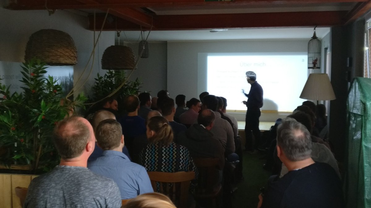 bee42solutions's tweet photo. Heute hosten wir mal wieder das @dockerbochum MeetUp! 🍻 

Die ☀️ hat uns vorab noch auf der Dachterrasse beglückt. Jetzt erzählt und @hgutwit etwas zu #Docker Swarm Advanced!

 Anschließend gibt es lecker 🍕 und eine Panel Diskussion u.a mit @PRossbach &amp; @mZapfDE https://t.co/pQMo8Permx