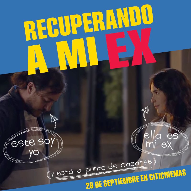Nadie sabe lo que tiene hasta que está por casarse ☝ 

Este viernes llega la comedia mexicana #RecuperandoAMiEx 😁 #Citicinemas
