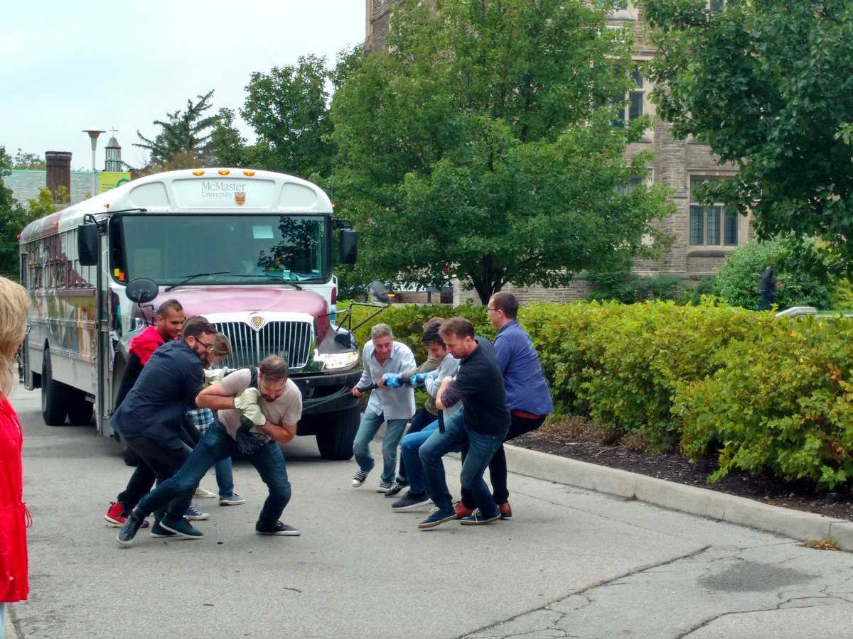 mburkeUWHH's tweet photo. Some serious strength to help our community! Thanks @MacUnitedWay @McMasterU for organizing an awesome bus pull event for @unitedwayhh!! #locallove  #HamOnt https://t.co/rSl3ddSEKB