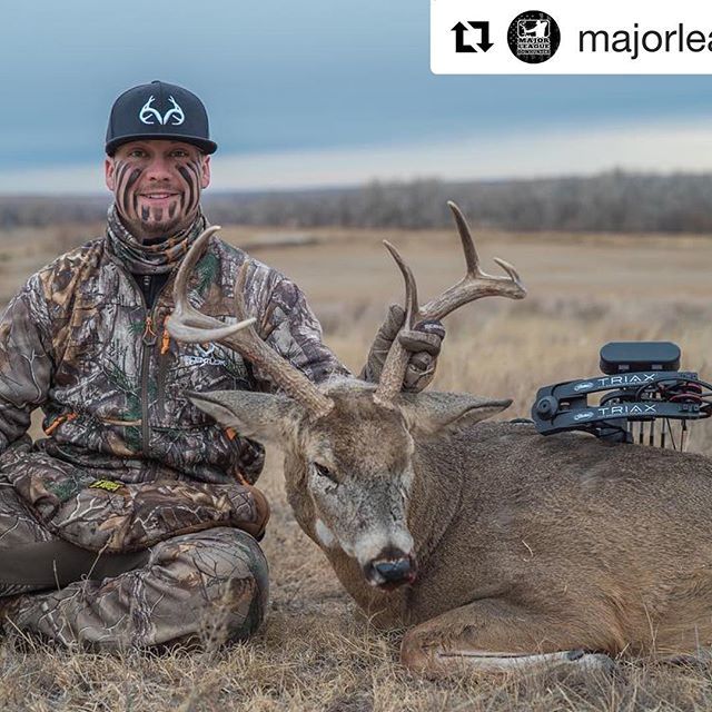 #Repost @majorleaguebow with @get_repost
・・・
TONIGHT at 8:30pm EST on The Sportsman Channel! 
Tag Team Bucks:
BA & B-Dank are in their backyard of NW Oklahoma trying to get within archery range of mature riverbottom whitetails. 
#MajorLeagueBowhunter… ift.tt/2NBALFU