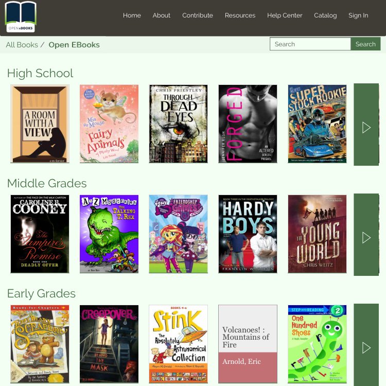 Not sure if #openebooks is right for your readers? Browse our catalog before getting started! ow.ly/LeI430lX4vP #edapp #edtech