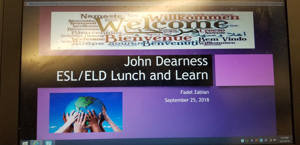 fmzabian's tweet image. Lunch and Learn @John Dearness PS. Building capacity about our ELLs and how to meet their academic and social needs. Thanks staff for this great learning opportunity. #ELLtvdsb @wills_moira