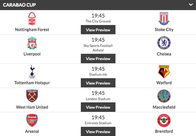 FootySuperTips's tweet image. 🏴󠁧󠁢󠁥󠁮󠁧󠁿 #CarabaoCup Predictions 🏴󠁧󠁢󠁥󠁮󠁧󠁿 

Which team is most capable of causing an upset tomorrow? 🤔

TWEET BELOW! 👇🏼

View our Caraboa Cup Predictions HERE ▶️ freesupertips.co.uk/previews/?date…

(18+)