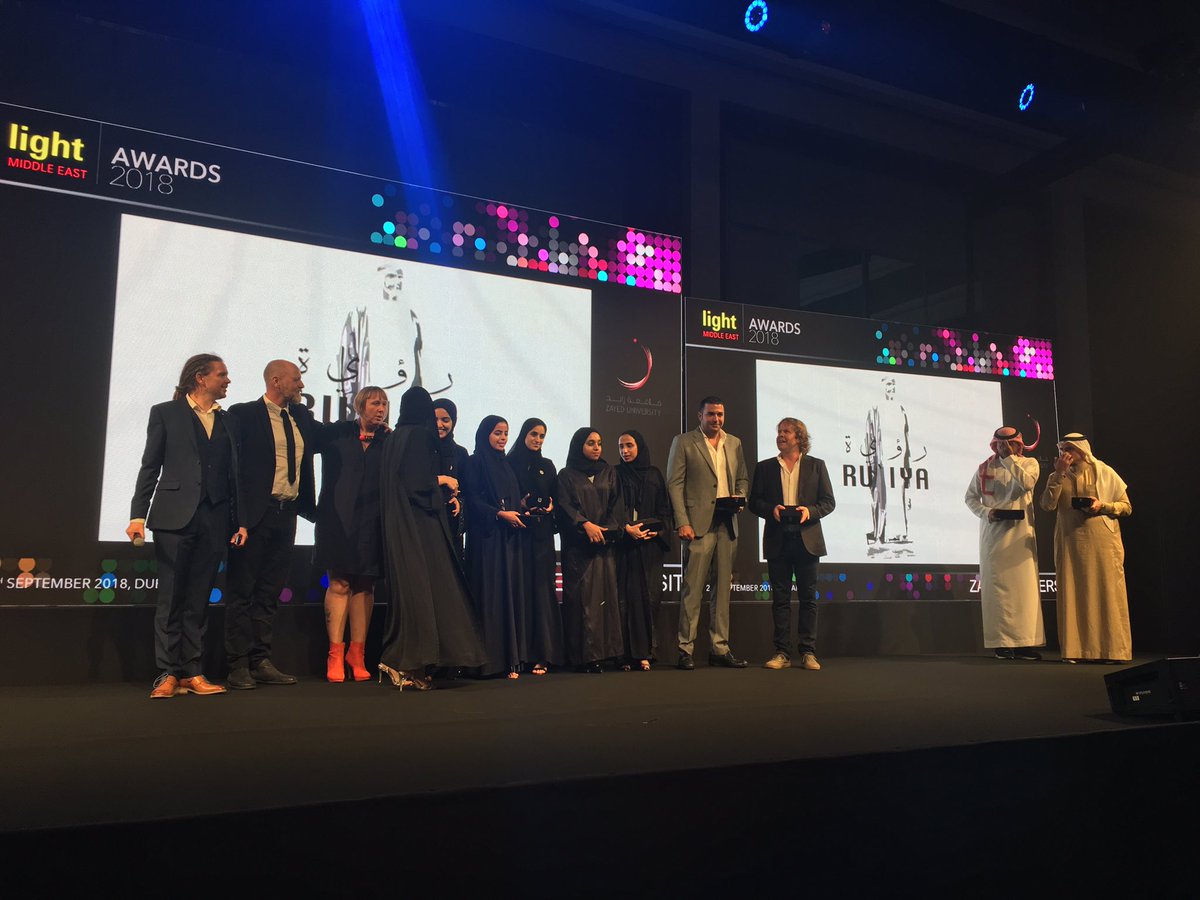 lightbuildingme's tweet image. Congratulations to our #Lightication winners '#PrinceSultanUniversity from #KSA and @ZayedUniversity from #AbuDhabi. Yes, it's a tie! #LightMEAwards