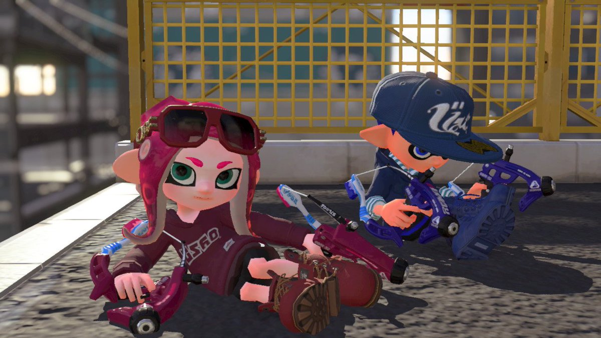 ট ইট র 三色だんご タコガールめっちゃかわいい 右前髪たらしてるイカボーイの次に好き Splatoon2 スプラトゥーン2 スパッタリーコーデ Dng Game