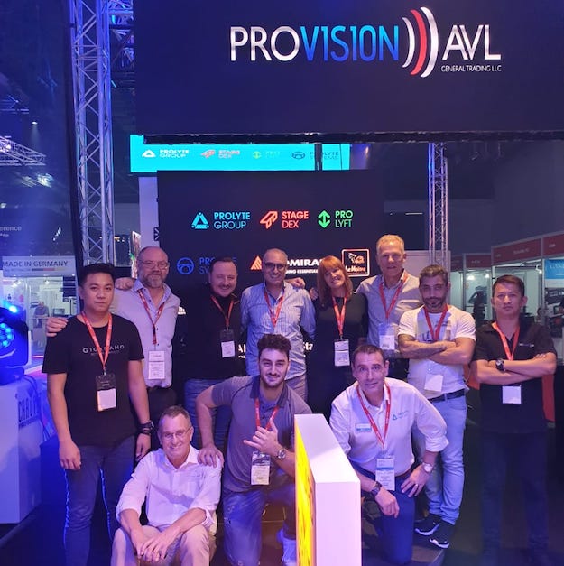 Prolyte's tweet image. Thanks to our distributor #ProvisionAVL for hosting a fabulous show at Prolight + Sound Middle East. Hope to see you soon at LDI in Las Vegas. #PLS #PLSMiddleEast #LDI2018