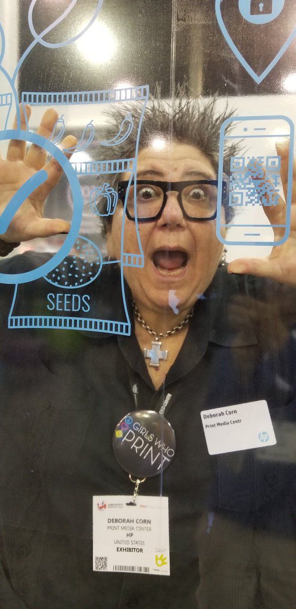 PrintMediaCentr's tweet photo. Attention #LabelLovers!! @HPGraphicArts has an #EscapeRoom to illustrate how the speciality ink can #transformyourbusiness through the #WonderOfPrint. Come help me get out!!! #LabelExpo https://t.co/SzNzgPI43f