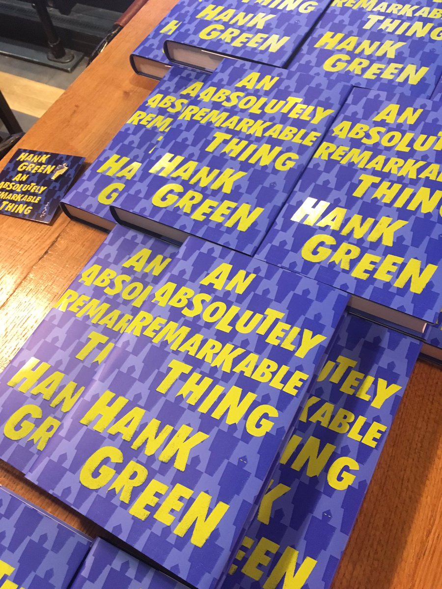 orionbooks's tweet photo. We’re at #DrinkYA to celebrate An #absolutelyremarkablething! Robots galore 🙌🤖🙌🤖 https://t.co/iZGoLngGrX
