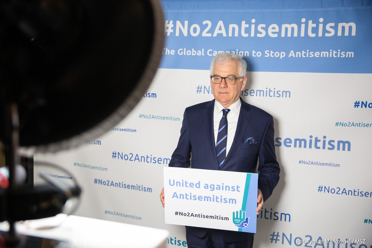 Min. #Czaputowicz wspiera walkę z antysemityzmem.

#No2Antisemitism  #UNGA