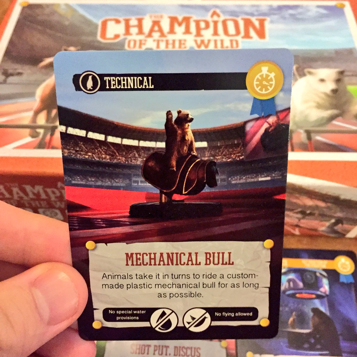 Ross 📷🎲 MoreGamesPlease on Twitter: "I backed The Champion of the Wild on because of @ShutUpShow and it just arrived today! Arguing my animal of choice will win a staring