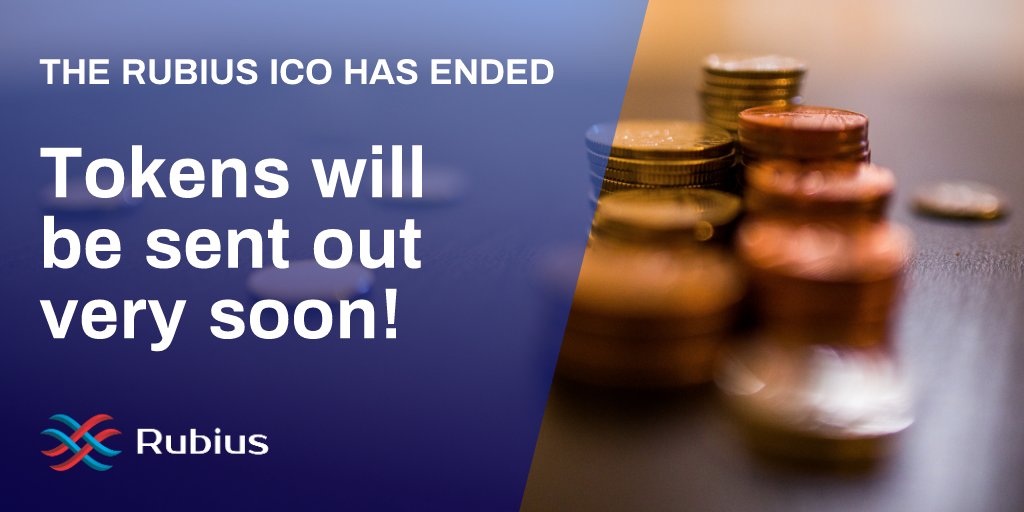 If you participated in the Rubius ICO, your coins will be sent out over the next couple of days!

Please remain patient. We will update you here once the distribution is complete!!

#Rubius #ICO #Cryptocurrency #Blockchain #FinTech #Startup