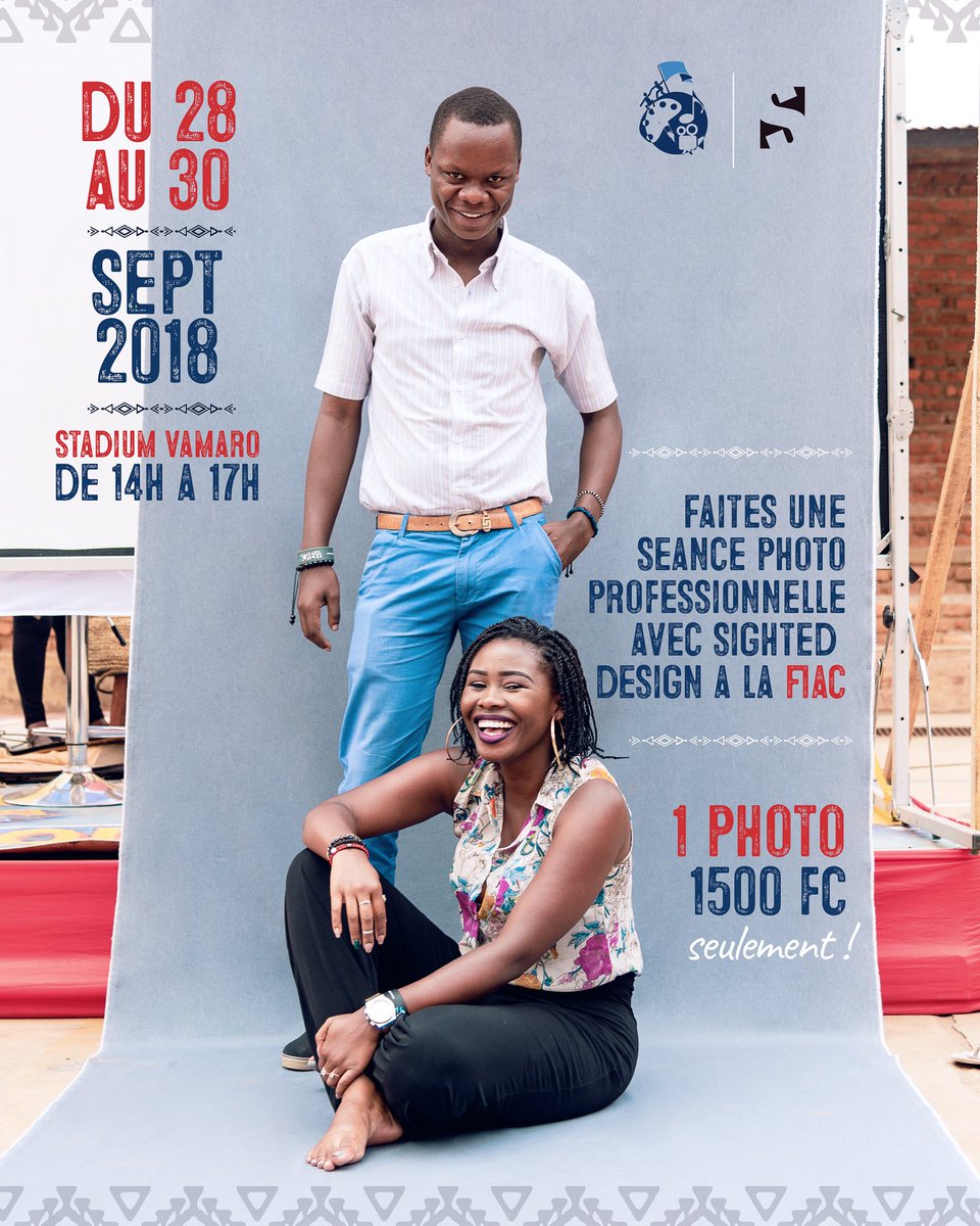 FiacBukavu's tweet photo. Vous ne trouverez nulle part ailleurs une telle offre de @sightedesign 
Ça se passe qu'à la #FIACBukavu18

#FIACBukavu #photoshoot #portrait #sightedesign #sightedshotit #Bukavu #kivu #art #rdcongo https://t.co/d9hdep9rVK