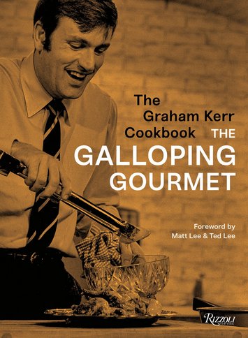 TheLeeBros's tweet photo. We are looking forward to a VERY rare appearance of Graham Kerr (and discussion with) @BookLarder in Seattle tonight to celebrate the re-issue of his 1969 cookbook! Event is sold out, so come mob the signing. Taking suggestions for where to have an afterparty... https://t.co/TDJov2uWEe