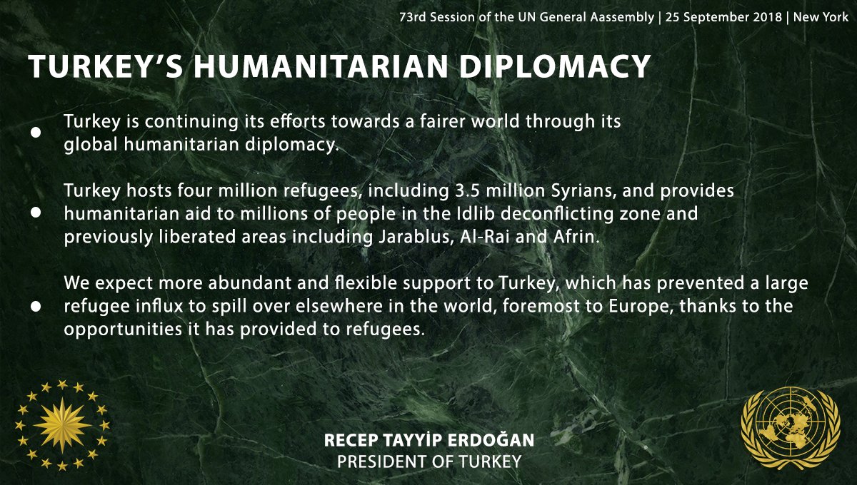 Turkey is continuing its efforts towards a fairer world.

#WorldIsBiggerThan5