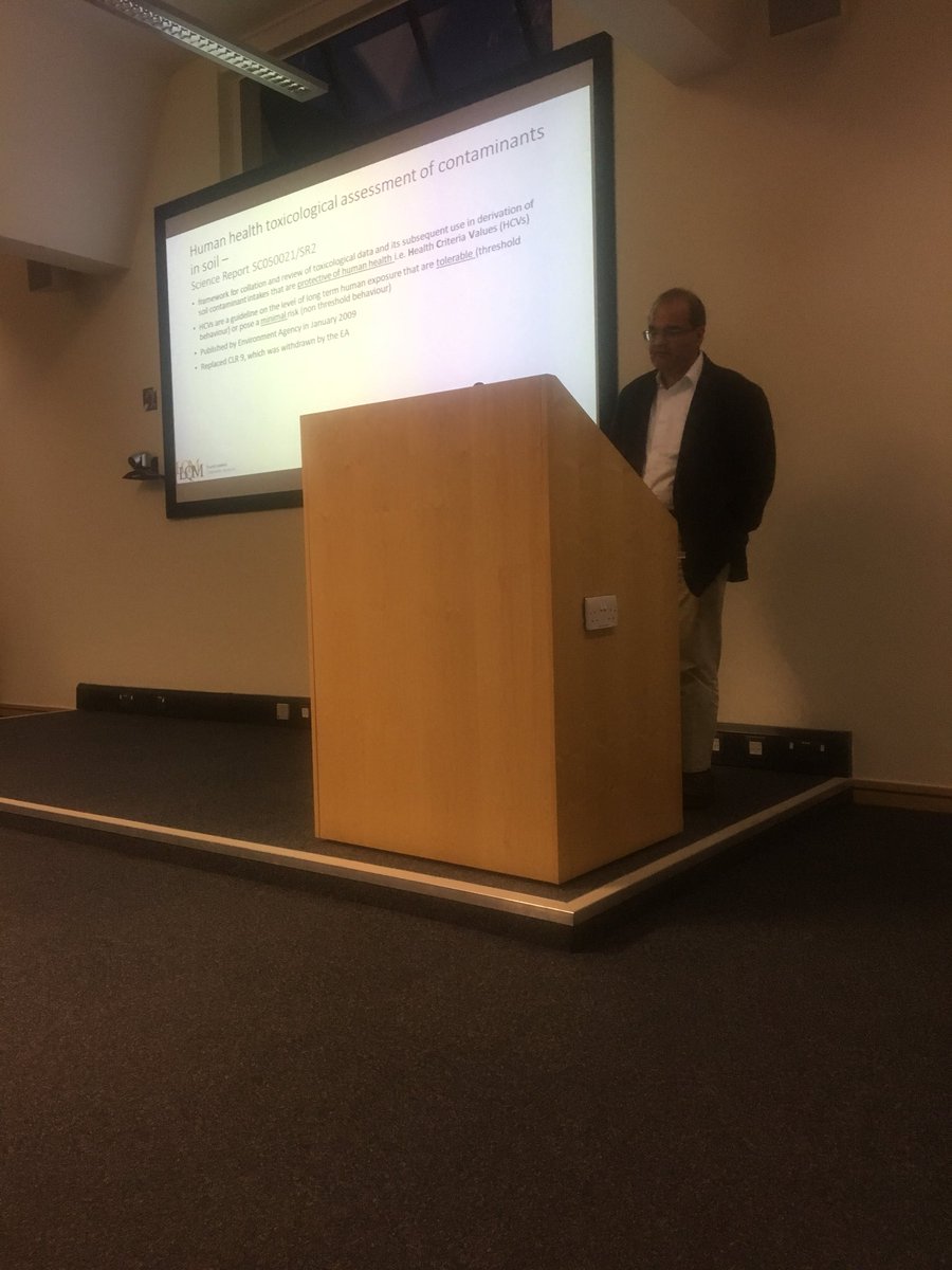 EMRGGeolSoc's tweet photo. @cpnathanail talking to the East Midlands Regional Group about contaminated land tonight @geolsoc #geology https://t.co/zJfsq6nPDb