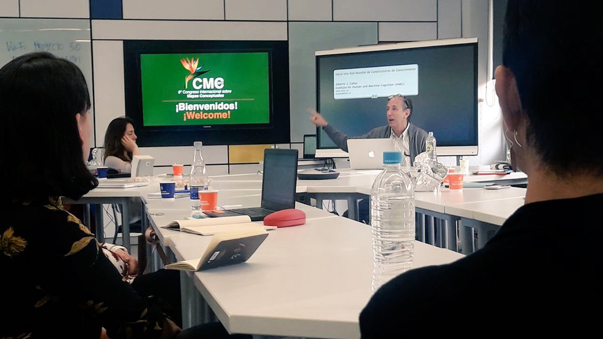 RedCreaCO's tweet photo. Alberto Cañas, cofundador y director asociado del Institute for Human and Machine Cognition IHMC, participa en la tercera reunión de la #RedCREACO en @EAFIT https://t.co/sqscFD1Bry