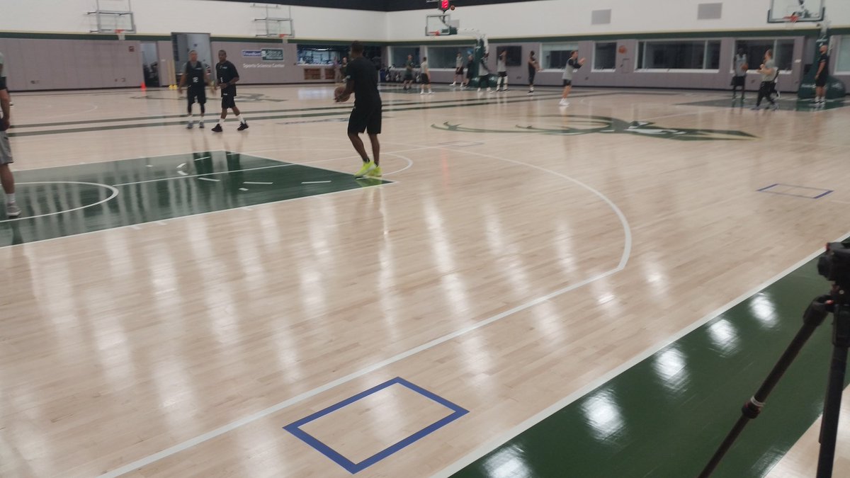 Eric Nehm On Twitter New Addition To The Bucks Practice Floor