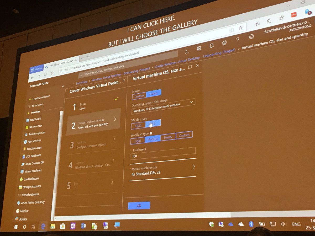 fberson's tweet image. .@RDS4U and @PieterWigleven on Windows Virtual Desktop #msignite #RDmievolved #mswvd