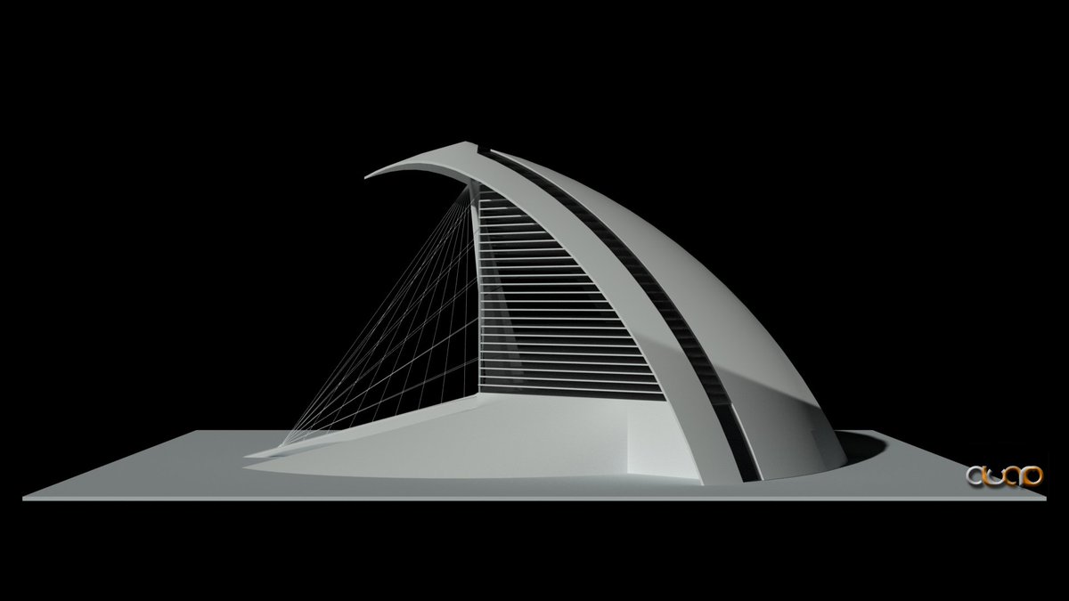 4lvaroHFM's tweet image. Modelo de estructura conceptual: estructura atirantada, acero y losas postesadas / Conceptual structure model: cable-stayed structure, steel and post-tensioned slabs. #parametricdesign #paramétrico #design #arquitectura #structuralengineer