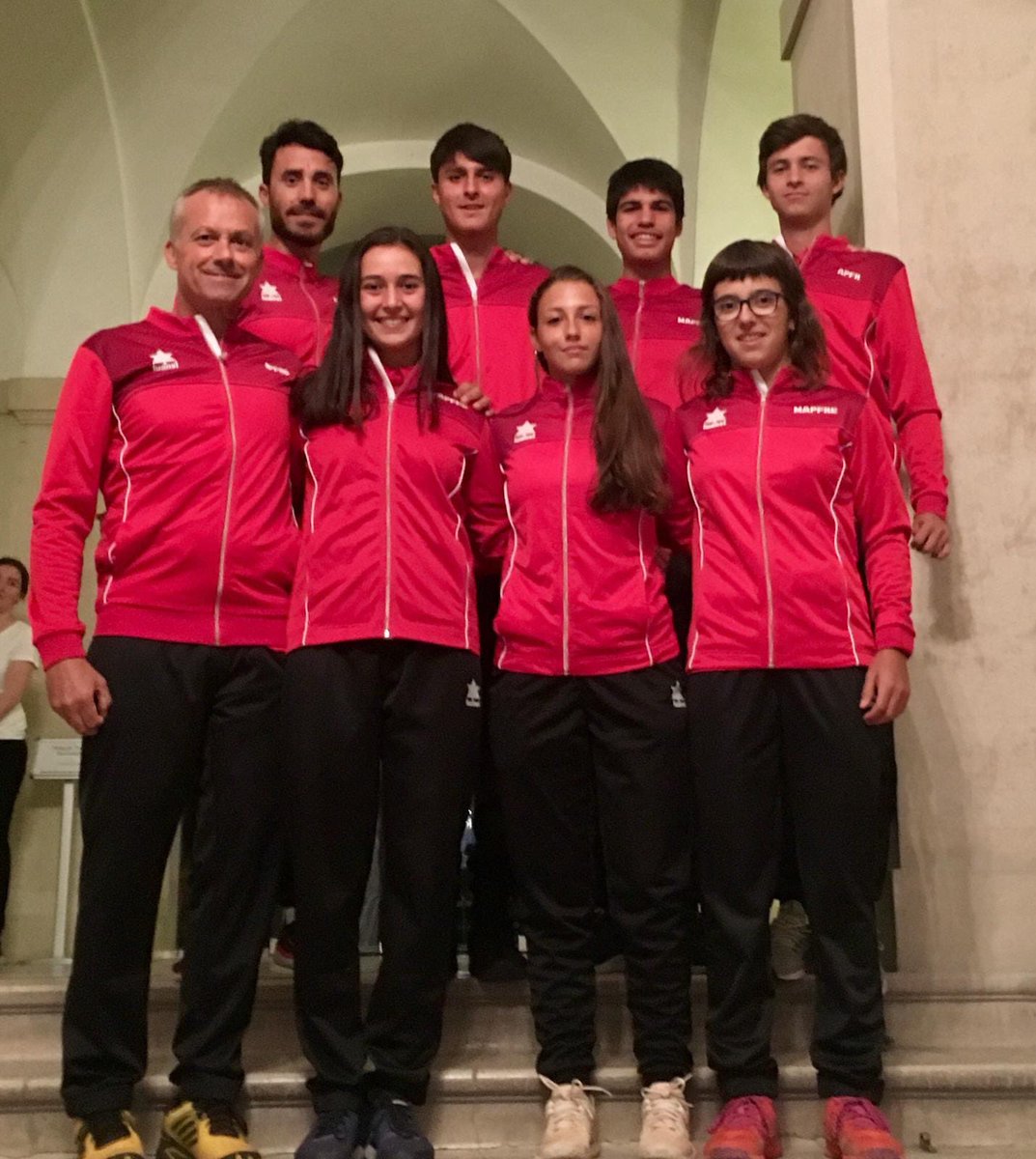 dectravalencia's tweet photo. La jugadora de Dectra, Leyre Romero, miembro del equipo español que competirá esta semana en la Davis Cup Junior. @dectravalencia #dectrateam @XS_XaviSegura https://t.co/dIRXIKk8R3