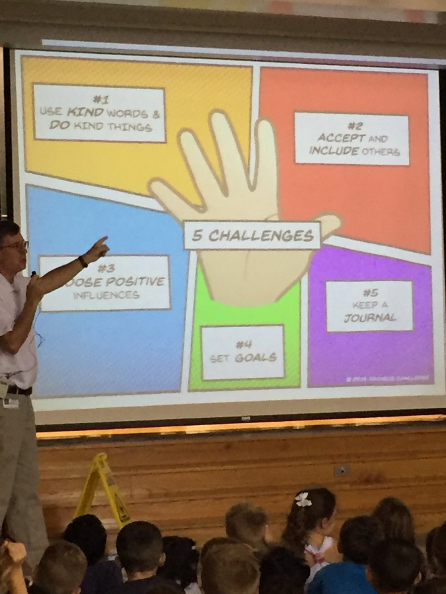 These second graders are ready to accept Rachel’s challenge!