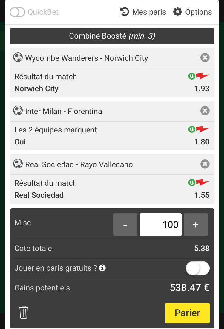 PronoSyst's tweet image. Fiabilité 7/10 🏆#Parionsport @UnibetFrance