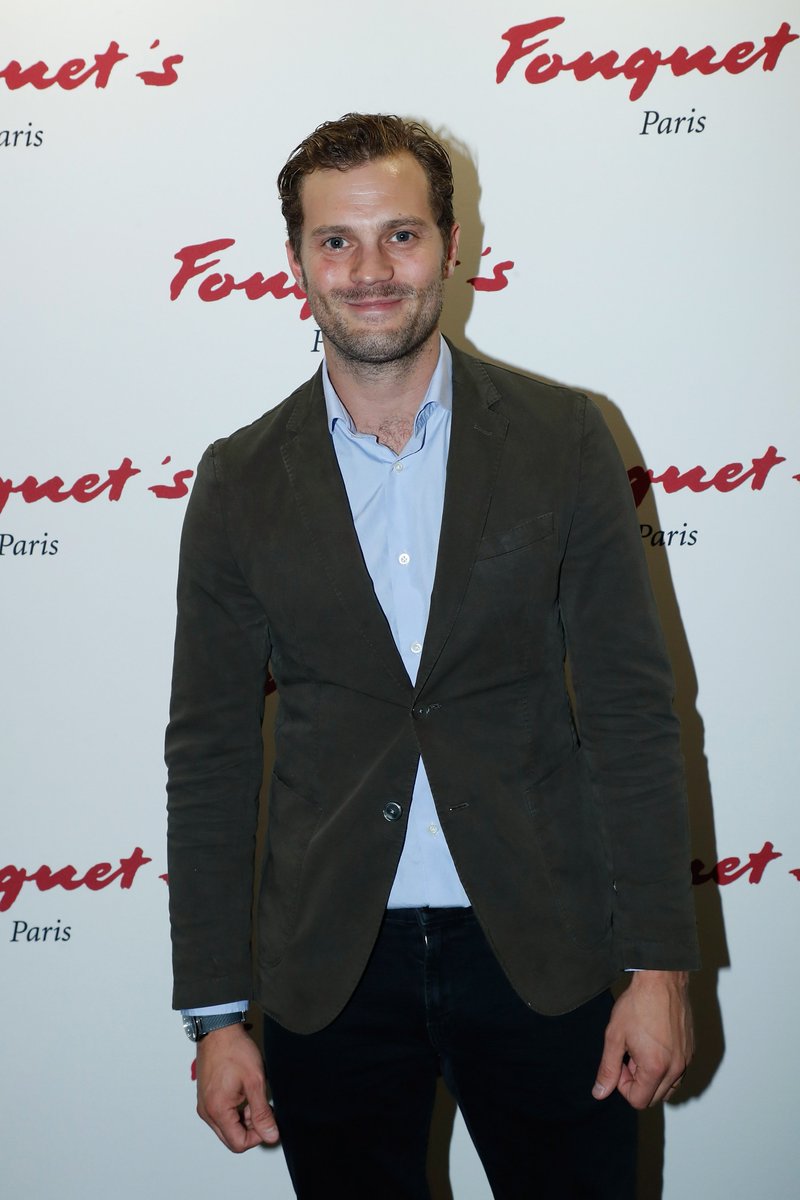 RoratoSilvia's tweet photo. #JamieDornan     #SmileSoFantastic      #AdorableExpression    #Wonderful      #FouquetsRestaurant     #Paris    #France   Thanks so much @EverythingJDcom https://t.co/QNRE5vvomB