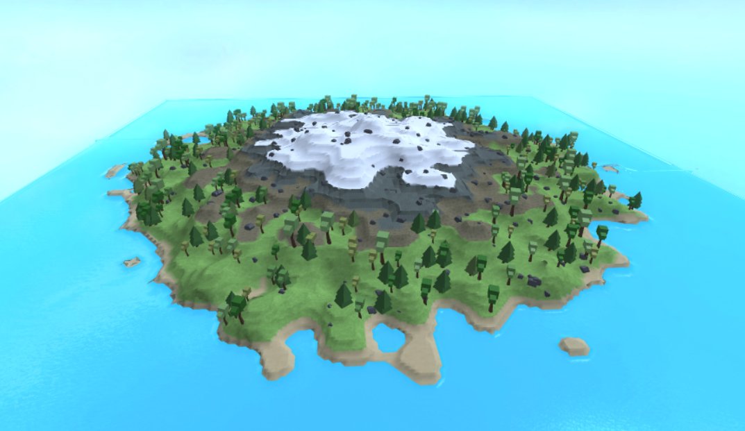Enqrypted On Twitter Spent My Day Working With Perlin Noise On Roblox To Make A Random Island Terrain Generation Algorithm And I Think It Ended Up Pretty Nice Roblox Robloxdev Gamedev - perlin noise roblox
